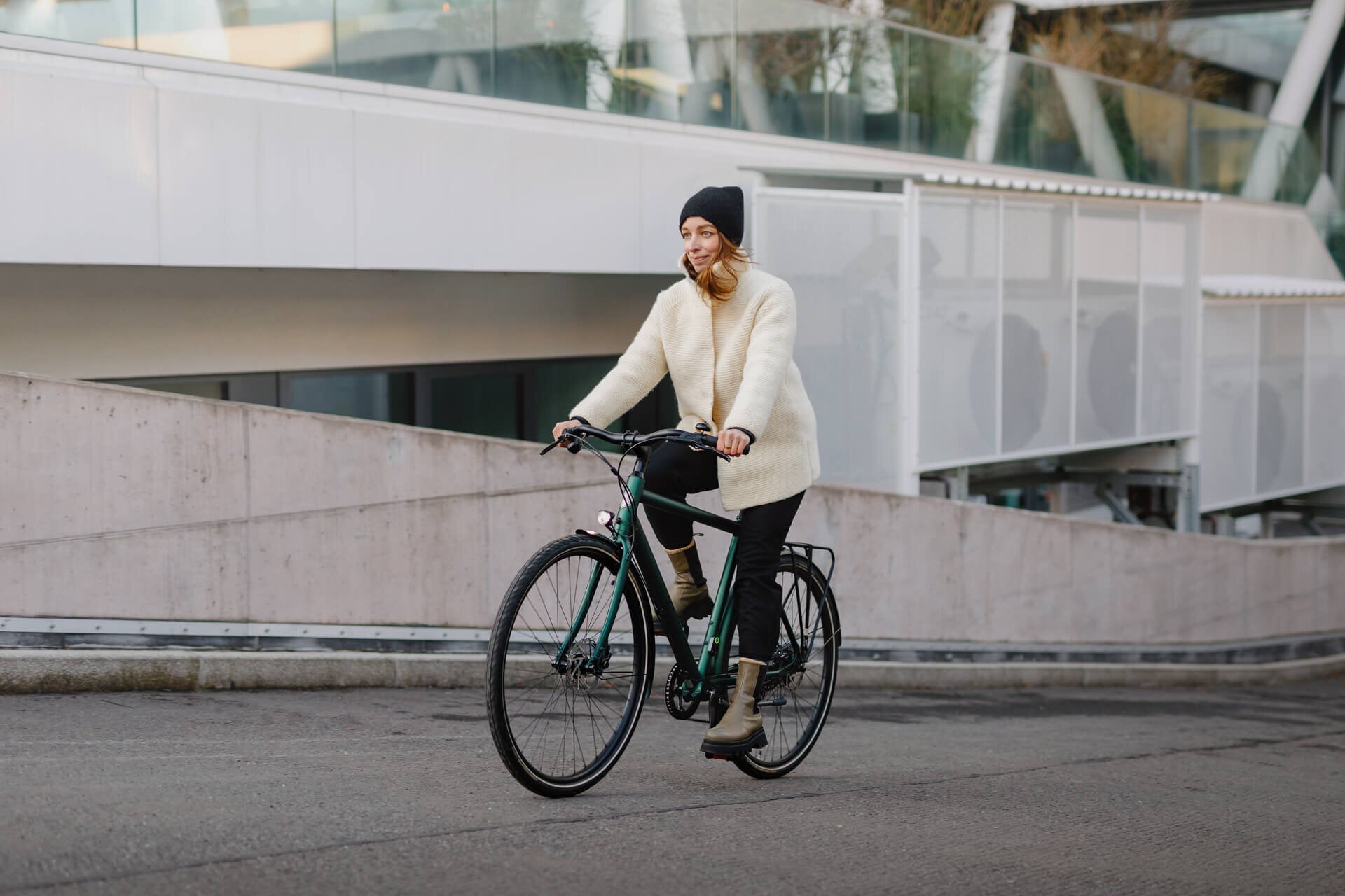 On the bike highway through Berlin